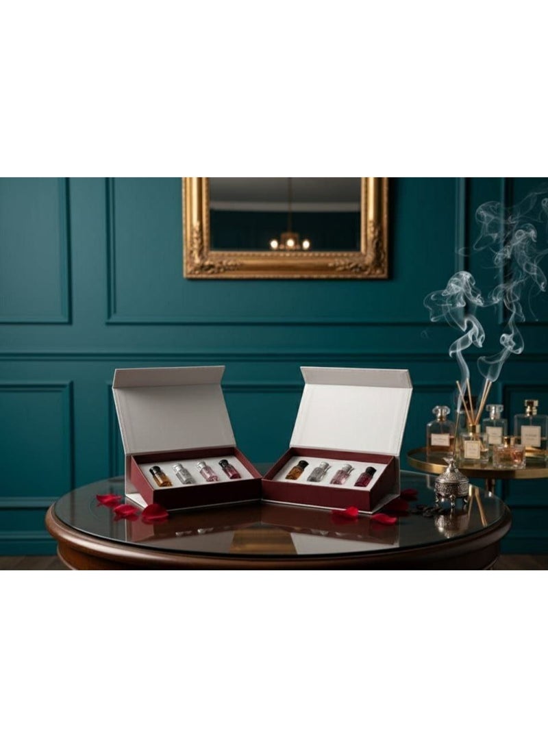 إبراهيم القرشي بوكس مسك إبراهيم القرشي اربع قطع 6 مل  أربع نفحات أسطورية تخطف القلوب وتخلي حضورك له بصمة ما تُنسى - Image 3