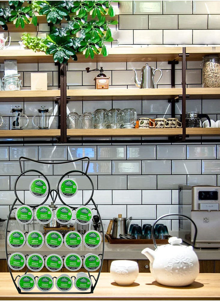 Perfii Coffee Capsule Holder Owl Design with 20 Pods Capacity, Neat and Convenient Coffee Pod Storage for Kitchen, Pantry Coffee Rack, Coffee Organizer  - Image 3