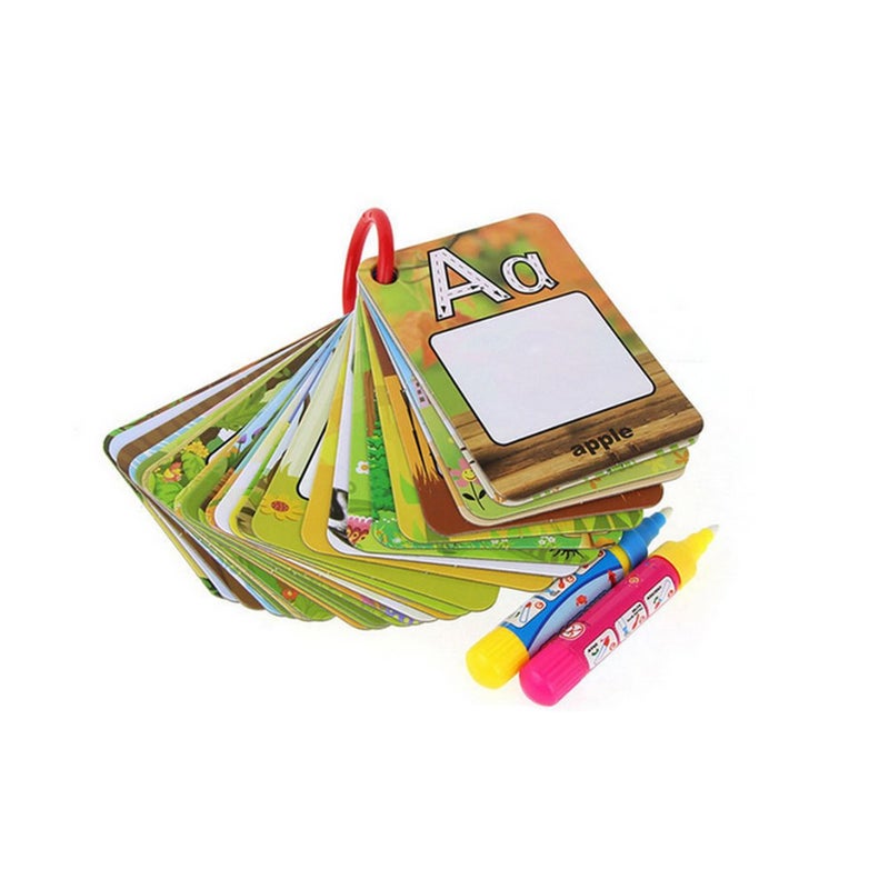 Coolplay A-Z 26 Alphabet Water Cards, Children Drawing Card for Kids Educational Toys for Travel - Image 1