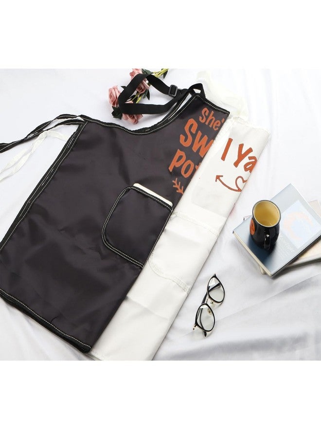 MBMSO Funny Couple Apron She's My Sweet Potato I Yam His and Her Matching Apron Bride and Groom Apron Mr and Mrs Wedding Gift (Sweet Potato A-sets), Standard - Image 5