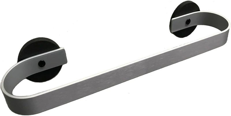 AUXPhome Magnetic Towel Bar Towel Holder Towel Rack Towel Hook Dish Towel Hanger - Strong Magnet Base Mount - for Refrigerator, Kitchen Sink, Stove, Dishwasher, Metal Kitchen cabinets -No Towel -（White） - Image 1
