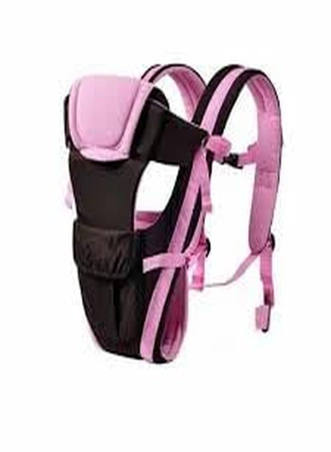 SHEMOK® Baby Carrier Carry Bag Back & Front Facing with Waist Belt 0 to 24 Month (220) (Baby-Pink) - Image 5