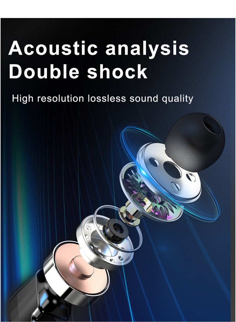 GT66 Smart Watch with TWS Earphones NFC Music Control 1.39 HD Screen Bluetooth Call Healthy Monitoring 100+ Sports Modes - Image 5