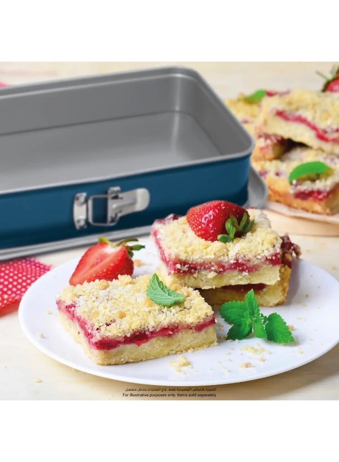 Guardini Xbake Steel Rectangular Springform Cake Tin Baking Mould 19 X 28Cm - Image 2