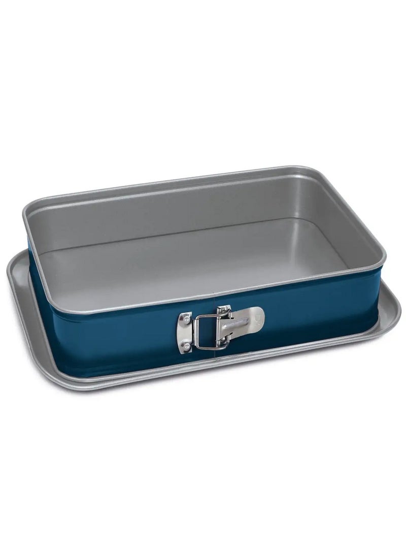 Guardini Xbake Steel Rectangular Springform Cake Tin Baking Mould 19 X 28Cm - Image 1