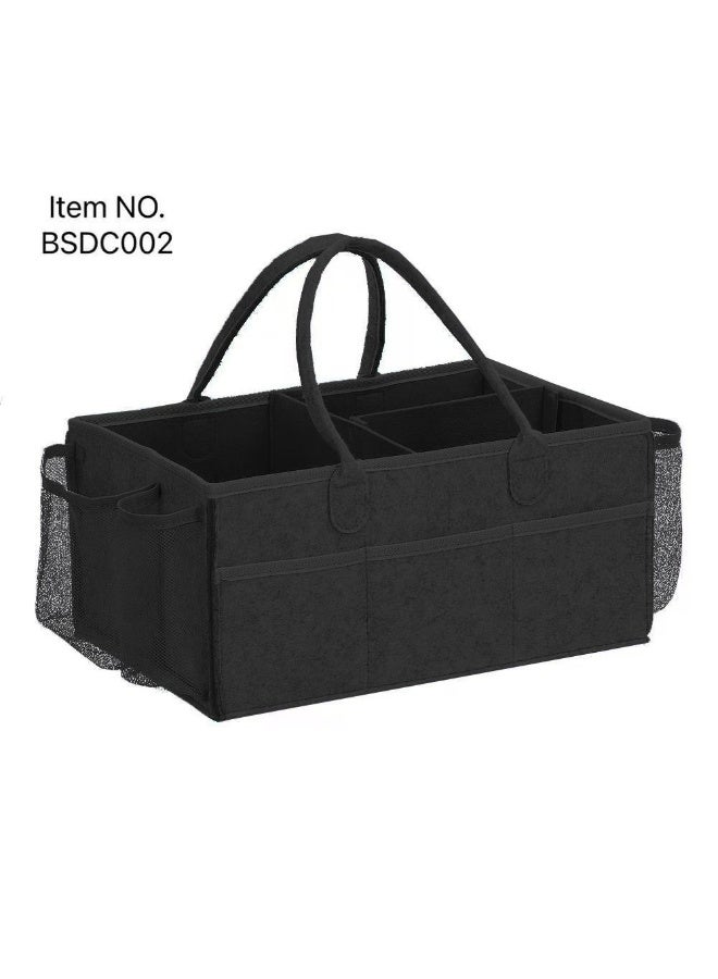 BABY SHINE Multi-Compartment Storage Organizer Bag – Large Capacity with Mesh Pockets - Image 1