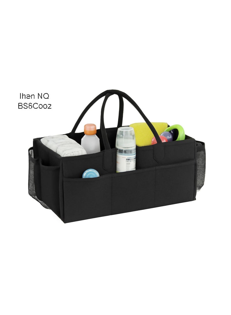 BABY SHINE Multi-Compartment Storage Organizer Bag – Large Capacity with Mesh Pockets - Image 2