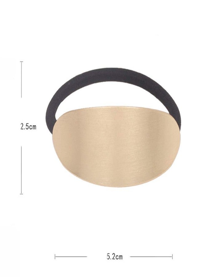 Furnido 10 Pcs Metal Hair Accessories - Gold Alloy Hair Ties, Ponytail Holders, Cuff Wraps for Women & Girls - Image 3