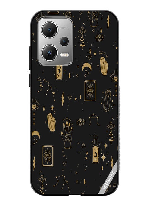 Protective Case Cover For Xiaomi Redmi Note 12 Abstract Design Multicolour