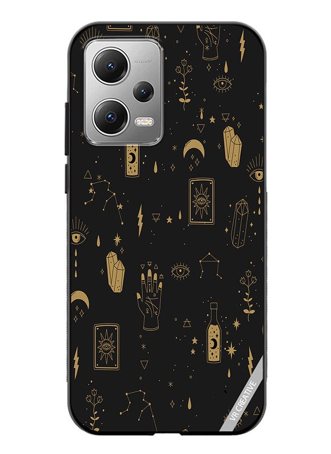 Protective Case Cover For Xiaomi Redmi Note 12 Abstract Design Multicolour