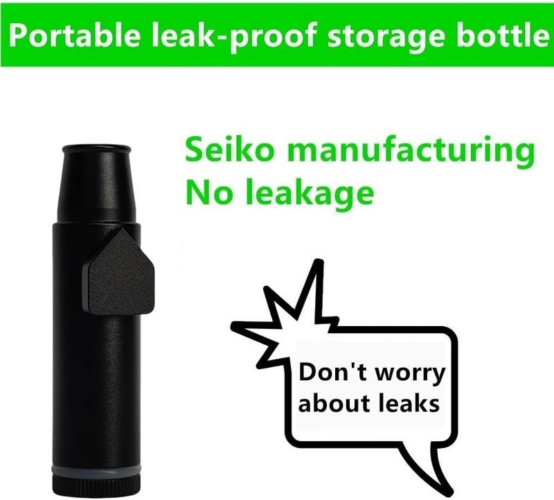 OakMsOik زجاجة OMO الجيل الثاني المقاومة للتسرب SnufBullet للتوابل والمحليات للاستخدام في المطبخ فقط (ألمنيوم مؤكسد) - Image 3