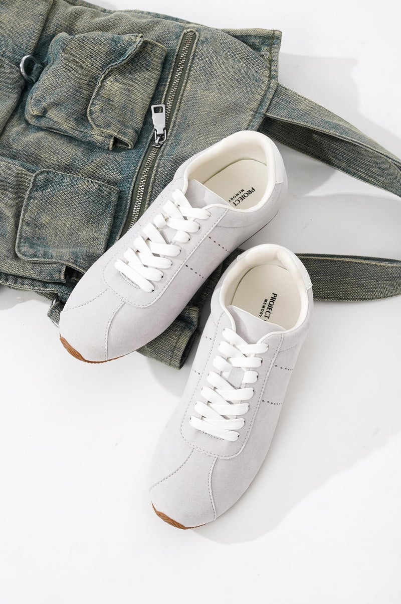 Project Cloud Sneakers for Women - Lightweight with Memory Foam Insole Womens Sneakers - Non Slip Work Shoes for Women Footwear - Lace Up Womens Casual Shoes (Panther, ICEMICRO,6.5) - Image 3