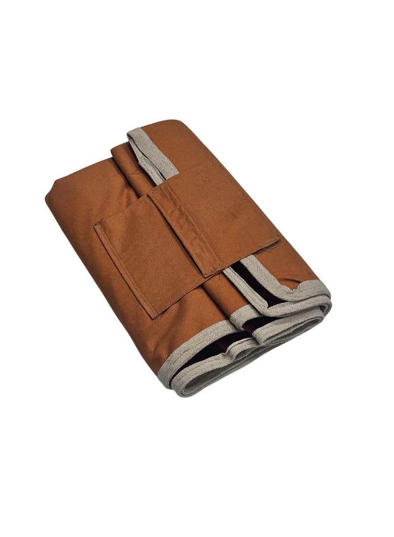 SMART HOME Premium velvet rug, soft and quilted with beautiful patterns, made of high-quality materials, floor seating mat for trips, camping, hiking, and the countryside, luxurious rug, size 200X100 cm - Image 4