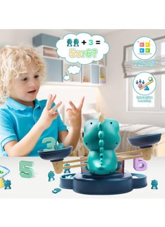 Generic Math Counting Matching Letter Toy, Safe And Durable Learning And Education Toy, Elegant Design Kids Montessori Toy, Toddler Educational Toys For Boys And Girls, (1pc, Dinosaur)  - Image 2