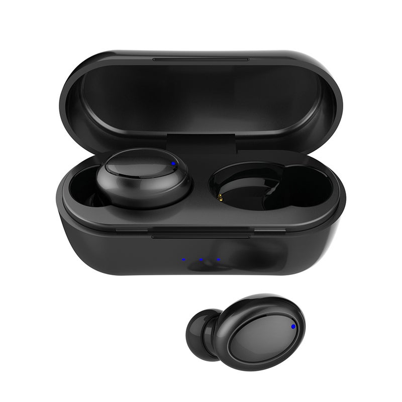TWS Bluetooth Wireless In-Ear Earbuds With Microphone Black - Image 1