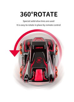 Toyland Remote Control Car, RC Stunt Cars High Speed 2.4Ghz with Light and Music Universal Wheel Resistant Materials Gift Toy Car Dynamic Engine Sound for Boy/Girl and Kids, Red  - Image 4