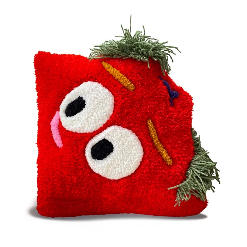 FILLE A FILLE Red Lava Pillow