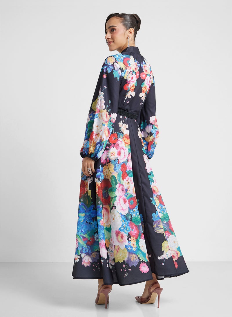 Khizana Floral Print Maxi Dress - Image 2