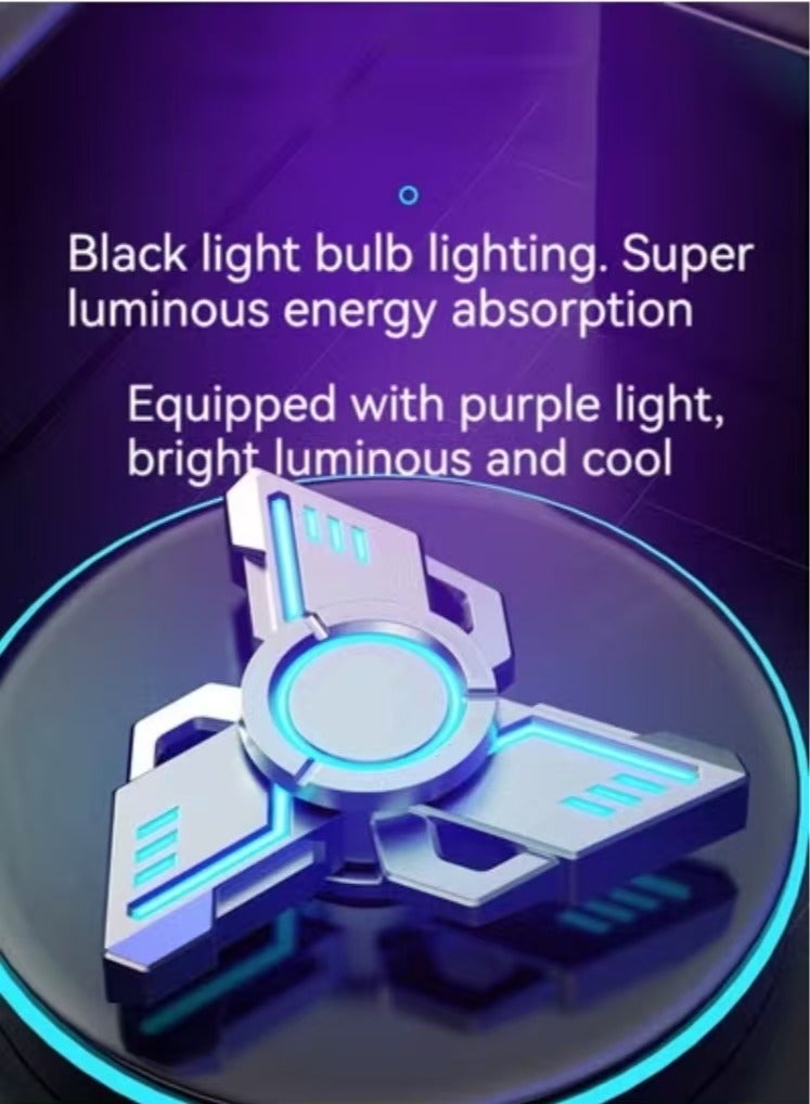 Captaintech new luminous fingertip spinner, luminous fingertip spinner, black technology decompression toy and decompression artifact - Image 3