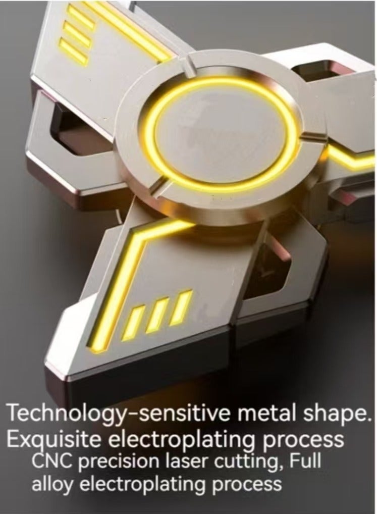 Captaintech new luminous fingertip spinner, luminous fingertip spinner, black technology decompression toy and decompression artifact - Image 4