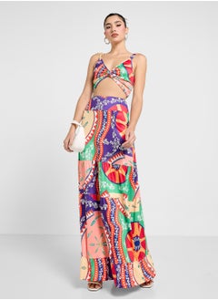 Ginger Cropped Top & Printed Skirt Set  - Image 5