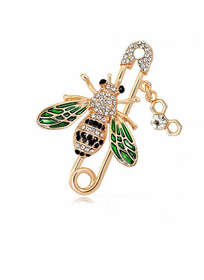 KASTWAVE - Brooch Pin for Women Girls Fashion Brooch with Created Crystal, for Ladies Gifts - Image 1