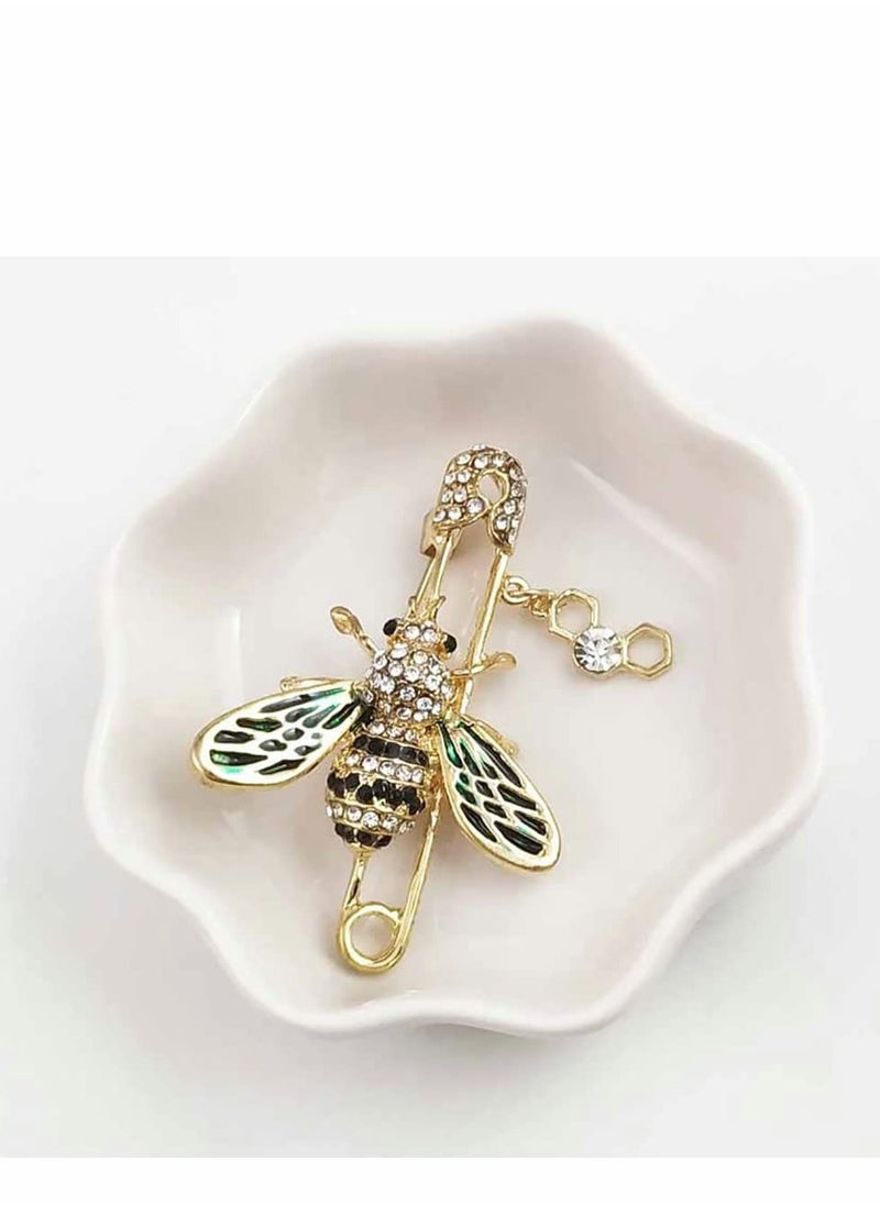 KASTWAVE - Brooch Pin for Women Girls Fashion Brooch with Created Crystal, for Ladies Gifts - Image 1