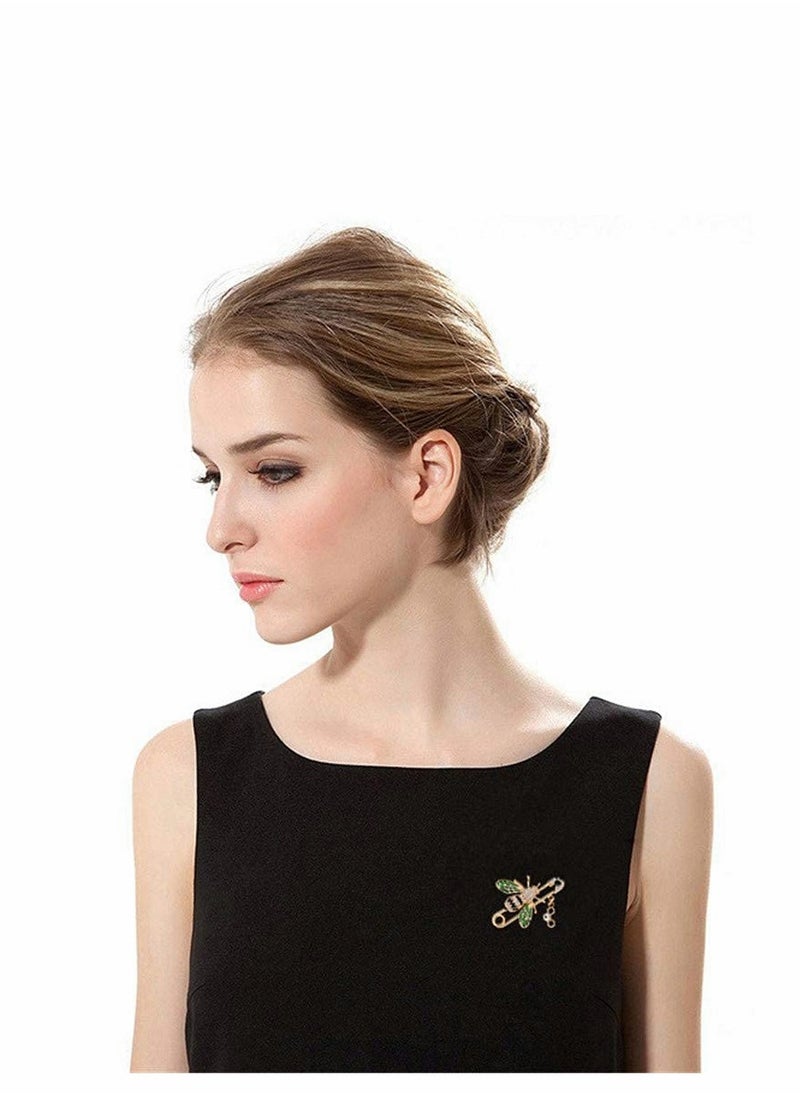 KASTWAVE - Brooch Pin for Women Girls Fashion Brooch with Created Crystal, for Ladies Gifts - Image 1