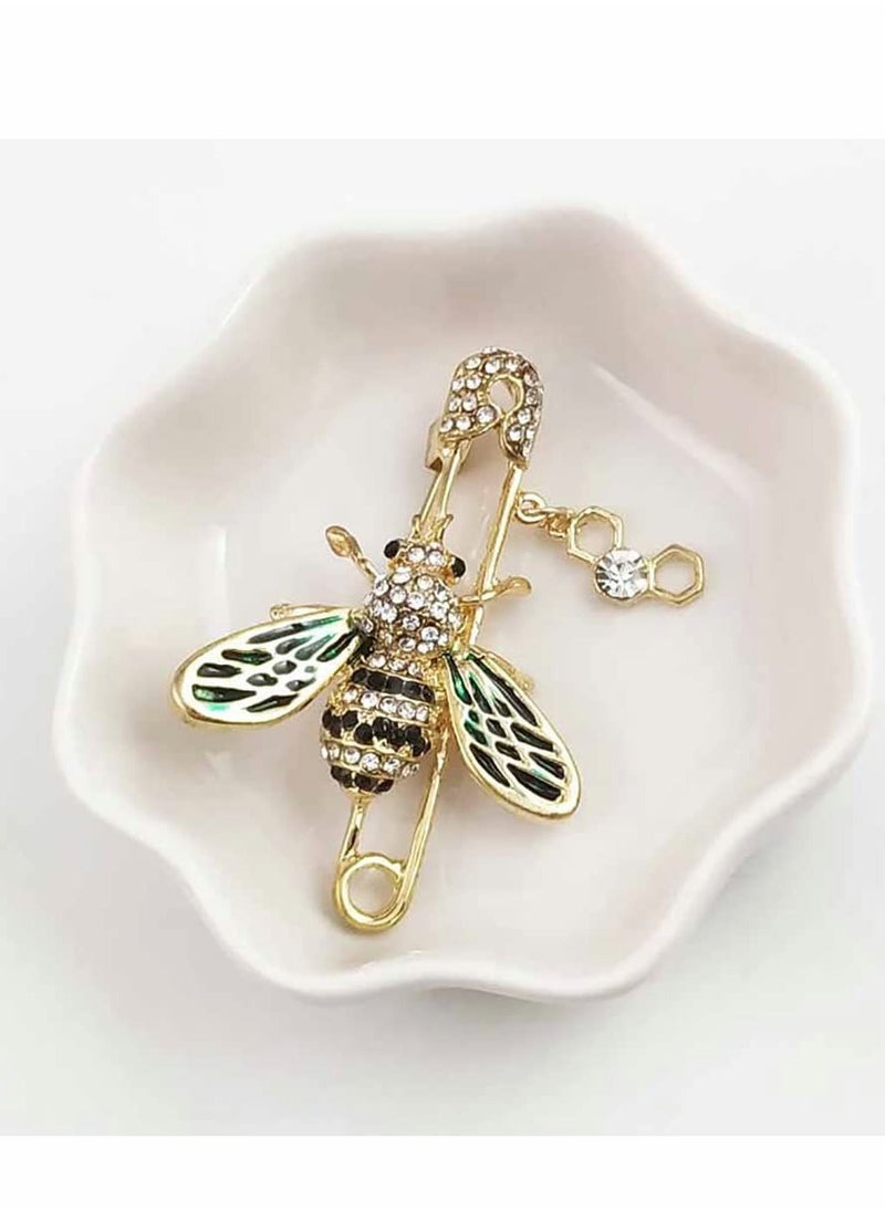 KASTWAVE - Brooch Pin for Women Girls Fashion Brooch with Created Crystal, for Ladies Gifts - Image 1