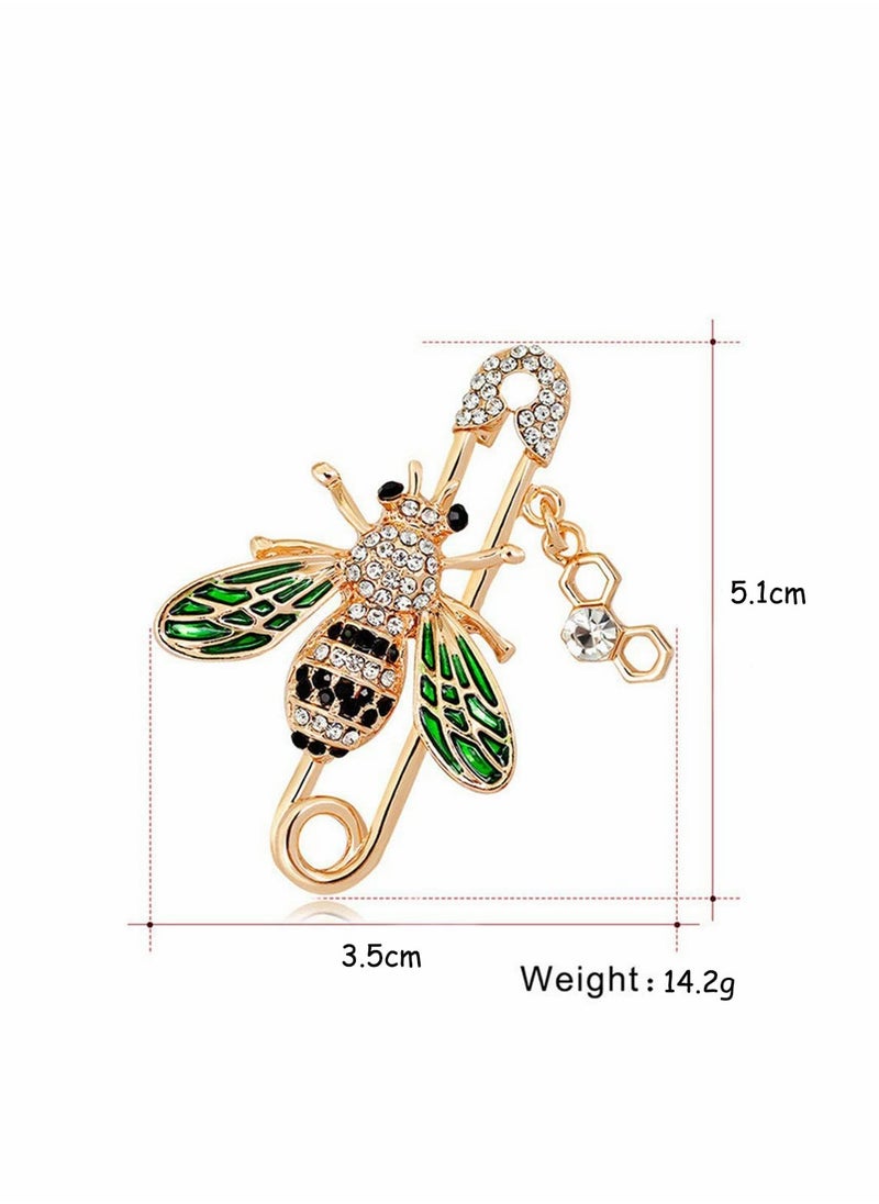 KASTWAVE - Brooch Pin for Women Girls Fashion Brooch with Created Crystal, for Ladies Gifts - Image 1