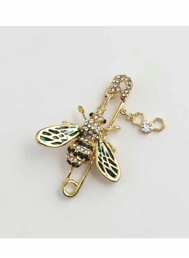 KASTWAVE - Brooch Pin for Women Girls Fashion Brooch with Created Crystal, for Ladies Gifts - Image 1
