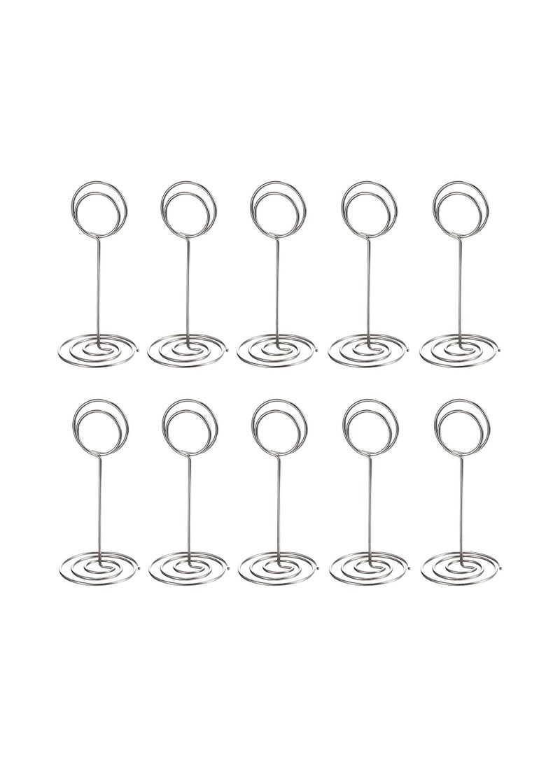 SYOSI 20 Pcs Table Number Holders Place Card Holder Photo Picture Holder for Wedding Birthday Party  - Image 2