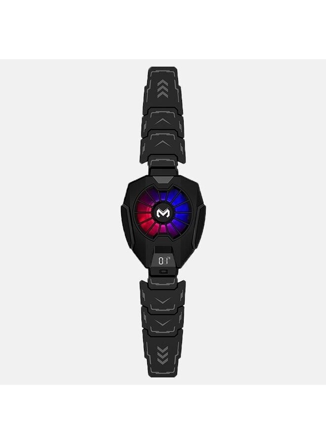 ميمو مبرد ألعاب الكمبيوتر اللوحي DL05، مبرد هاتف iPad اللوحي، مبرد كمبيوتر لوحي بمروحة تبريد أشباه الموصلات مع ضوء RGB للاعبين - Image 1