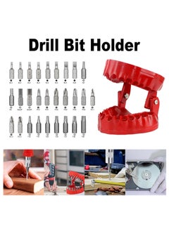 KASTWAVE Screwdriver Bit Organizing Holder Set, Upgrade Bit Holder,  Magnetic Denture Drill Bit Holder with 28 Drill Bits |Fits 1/16"-1/4" Hex Bit and Drive Bit Adapter  - Image 3