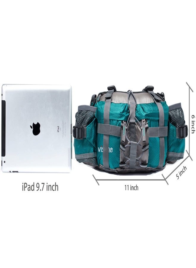Yuoto VISCNE Outdoor Fanny Pack Hiking Fishing Waist bag 2 Water Bottle Holder Lumbar Pack - Image 5