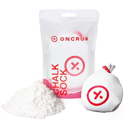 ONCRUX Chalk Sock 2 oz - Premium Refillable Chalk Ball - Made in USA - Performance Grade Grip Enhancer for Weightlifting, Rock Climbing, Gymnastics, Disc Golf and More - Image 1