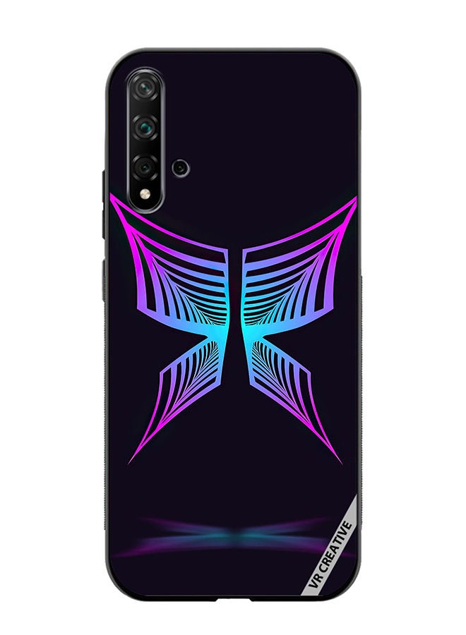 VR CREATIVE Protective Case Cover For Huawei Nova 5T Butterfly Design Multicolour - Image 1