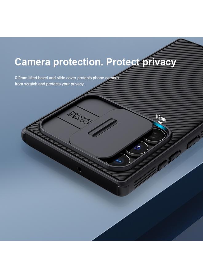 Nillkin Case For Samsung Galaxy S22 Ultra 5G Black Mirror Pro Series Camshield Phone Case - Image 5