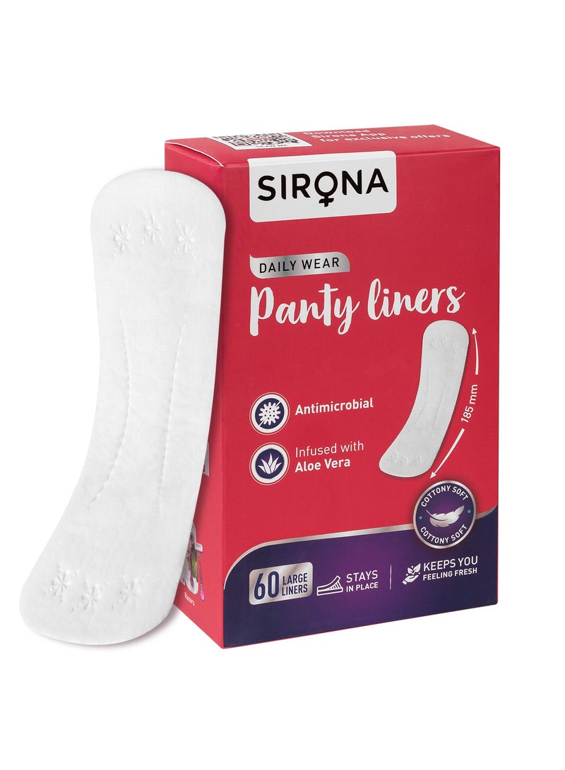Sirona Panty Liners Large 60 Pcs - Image 1