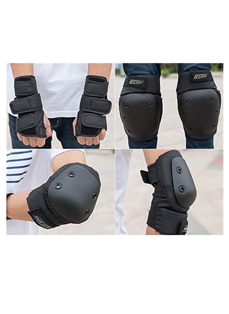 Generic Child Skating Protective Gear Elbow Knee Pads Wristguard Set of 6  - Image 3