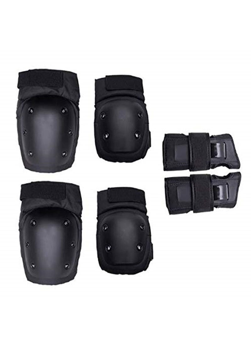 Generic Child Skating Protective Gear Elbow Knee Pads Wristguard Set of 6  - Image 2
