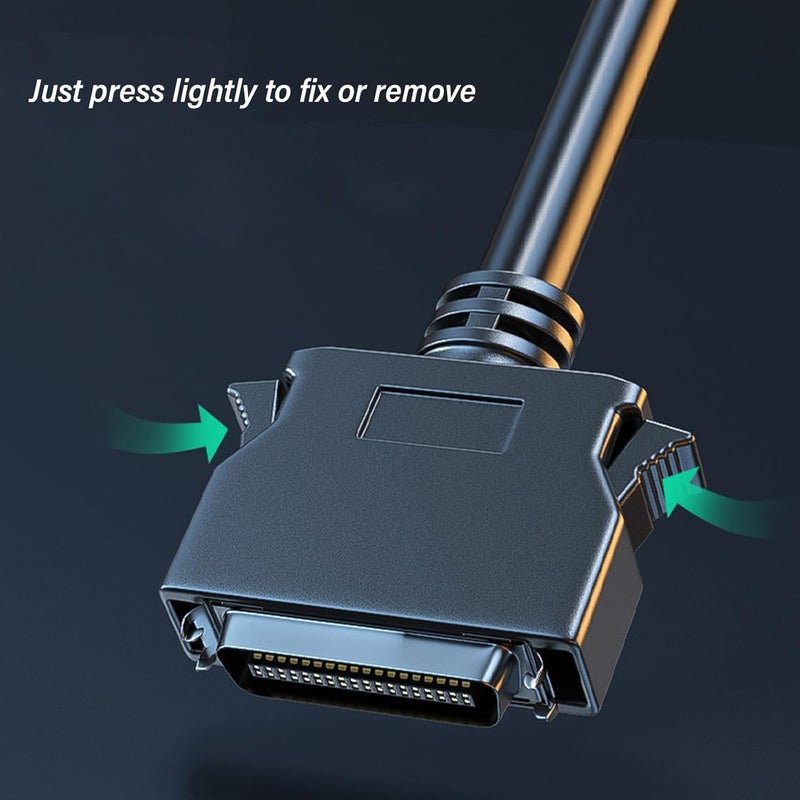 SCSI CN14 / 20/26 / 36/50 SCSI Male to Male Connectors Cable for Servo Drives, 1.5m Length Signals Cable - Image 3