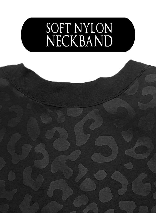 Betty Dain Black Jaguar Bleach-proof All Purpose Styling Cape, Material Defends Against Bleach Stains, Color Proof, Chemical Proof, Waterproof, Lightweight Embossed Nylon, Black - Image 5