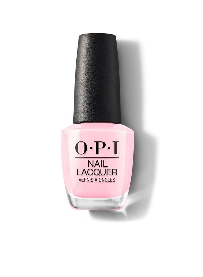 OPI Nail Lacquer - Suzi Shops and Island Hops (15ml), Long-Lasting Soft Pink