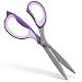Ashton and Wright Precision SG Soft Grip Scissors for Office Home Kitchen and Craft 210mm 8 Steel Blades Purple Left Handed - Image 2