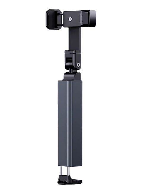 Airplane Phone Mount – 360° Rotating Foldable Pocket-Sized Stand, Travel Essential for Airplane Seat Back, Tray Table, Car Back Seat, and Trunk