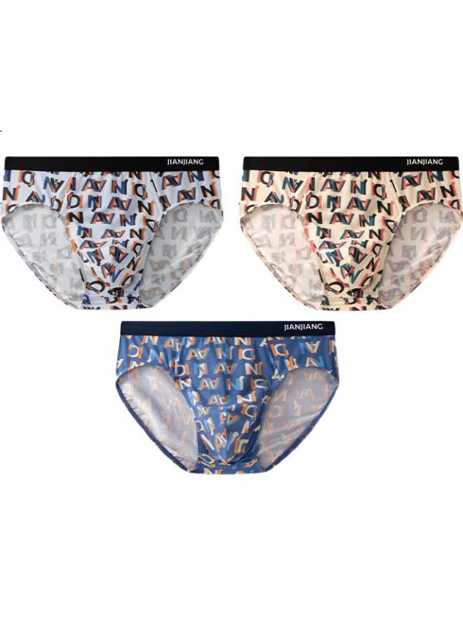 Athlete Men'S Modal Triangle Underwear 7A Antibacterial Men'S Triangle Underpants Men'S High Elasticity Breathable 3-Pack - Image 3