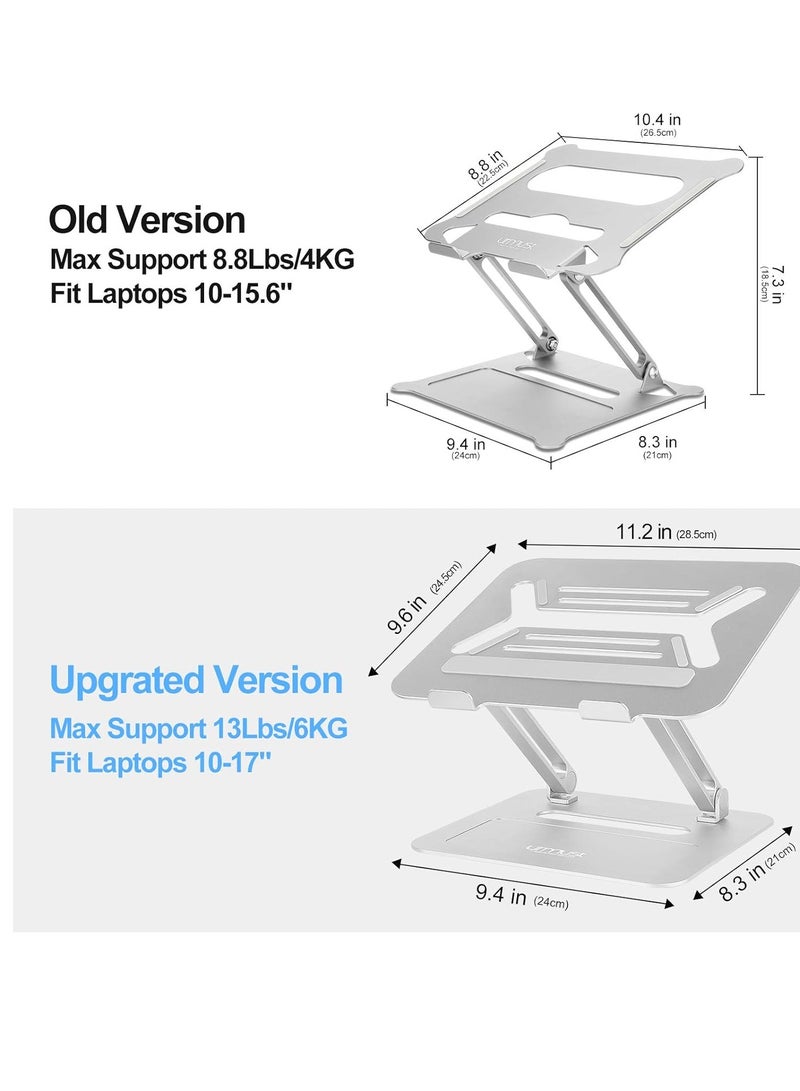 B-Zen LS10 Adjustable Ergonomic Aluminum Laptop Stand Holder Notebook and Computer Lifter Compatible with Air, Pro, Dell Watch and Lenovo Laptops Size 25 36cm Aluminum Basen  - Image 3
