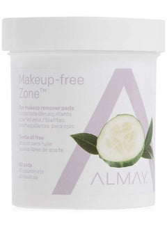 Almay Almay Oil Free Gentle Eye Makeup Remover Pads , Oil Free Micellar, Hypoallergenic, Cruelty Free, Fragrance Free, Ophthalmologist Tested, 80 Pads ( Packaging May Vary )  - Image 1