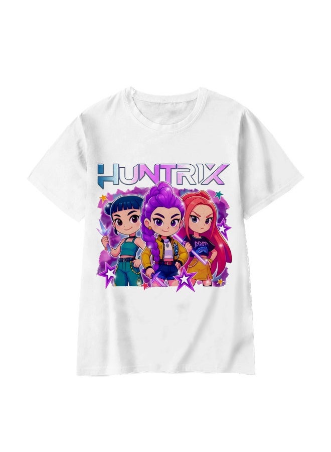 عام كيبوب شيطان الصيادين عارضة فضفاض تي شيرت هدية للعائلة والأصدقاء - Image 1